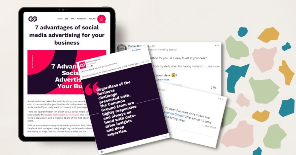 Common Ground - Bespoke Social Media and Blog Article Retainer