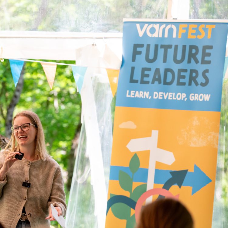 Tasmin Lofthouse, Copywriter and Personal Branding specialist speaking at VarnFest Future Leaders 2025