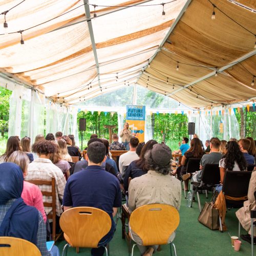 Tasmin Lofthouse, Copywriter and Personal Branding specialist speaking at VarnFest Future Leaders 2025
