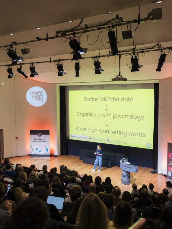 Tasmin Lofthouse - Copywriting Speaker - CopyCon 2024
