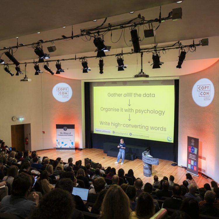 Tasmin Lofthouse - Copywriting Speaker - CopyCon 2024